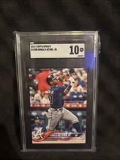Ronald Acuna Jr 2018 Topps Update Rookie Card SGC 10 #US250 Update Series