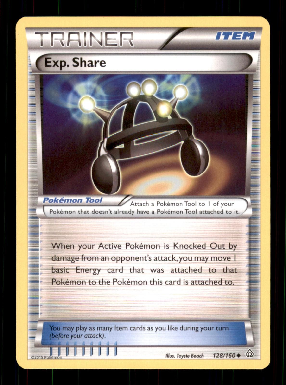 Exp. Share 128/160 Primal Clash Pokemon TCG Moderately Played