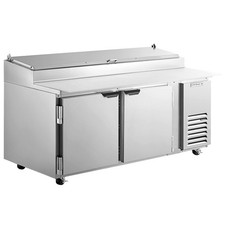 Beverage-Air DP72HC 72" 2 Door Refrigerated Pizza Prep Table