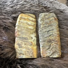 MERINO RAM HORN KNIFE HANDLE MATERIAL BLANK SCALES 5” x 2 1/8” x 3/8” (M601)