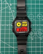 CASIO Digital Watch DBX-101W Black Resin Band Multifunctional