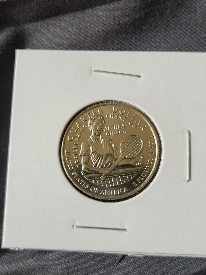 2025 American Women Althea Gibson Quarters P D S from Mint Rolls 25WRK - 3 coins - Image 3 of 4