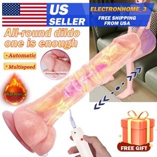Automatic Thrusting Dildo Vibrator G-Spot Massager Adult Sex Machine Dildo Toys