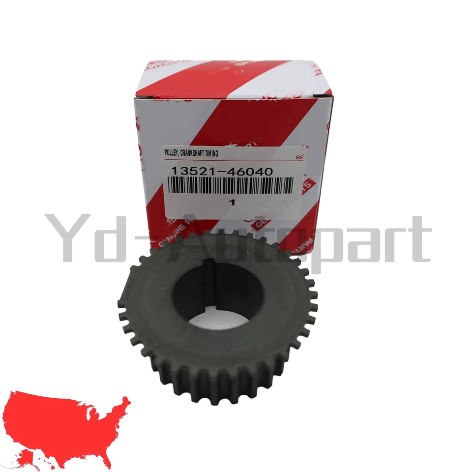 OEM Crankshaft Timing Pulley Gear 13521-46040 For Toyota Lexus Supra GS300 IS300 Foto 3 de 4