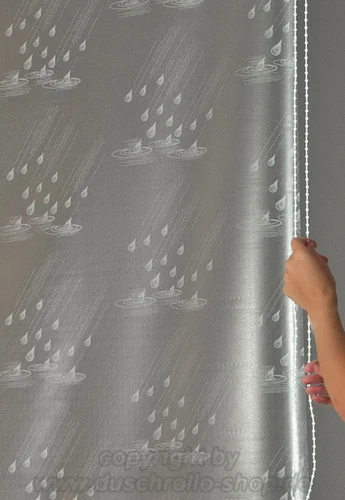 Ersatzvorhang Kassetten Duschrollo Seitenzug 134 cm Dekor nach Wahl -->ECO-DuR - Bild 12 von 14