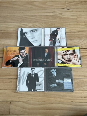Michael Buble 7 CD Lot It s Time (New) Call Me Irresponsible (New) Christmas Etc