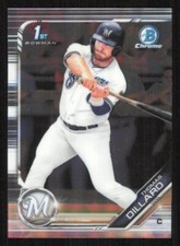 2019 Bowman Chrome THOMAS DILLARD 1st Year card MILWAUKEE BREWERS Baseball #32