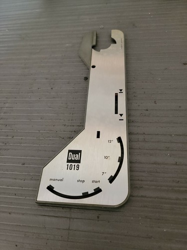 Dual 1019 Turntable Tonearm Bottom plate
