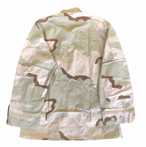 Camisa Chaqueta Camuflaje Militar Mediana Regular Marrón Verde Caqui - Imagen 3 de 5