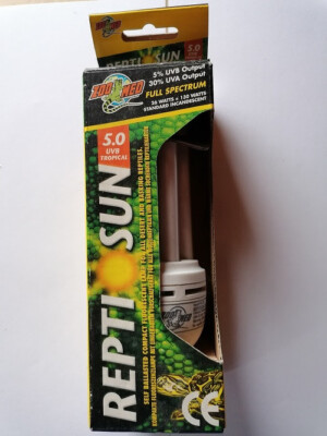 Zoomed Repti Sun 5.0 Sparlampe E 27 Fassung