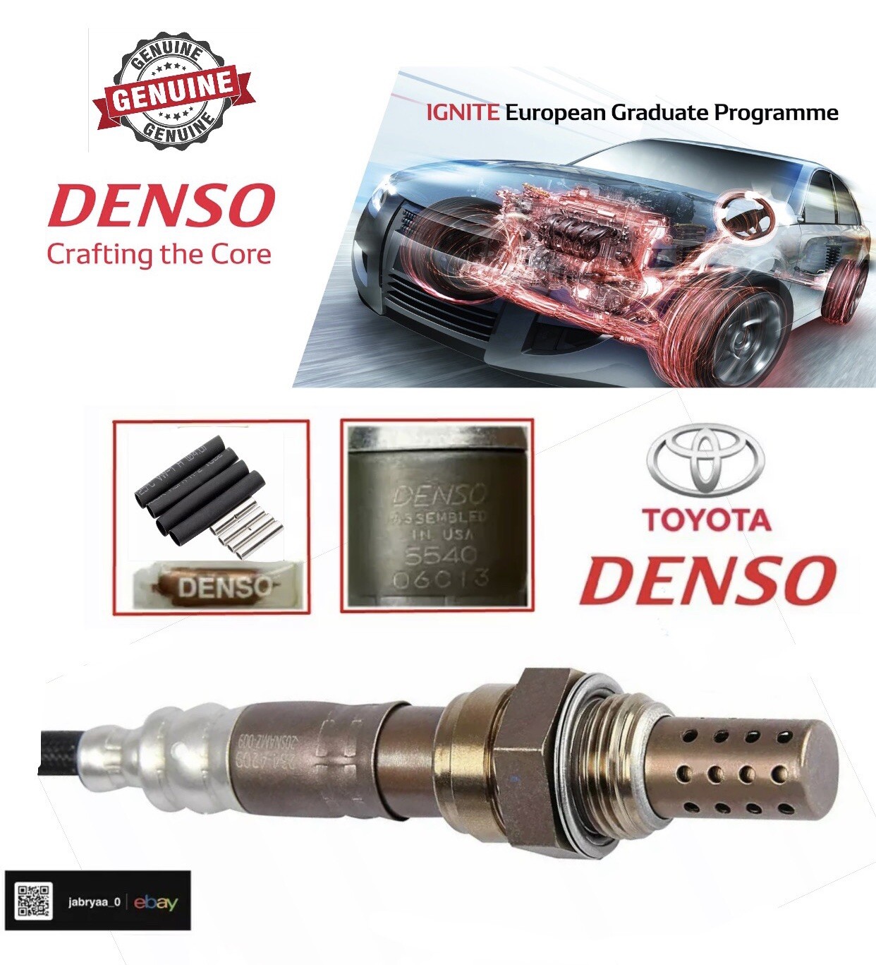 NEW DENSO O2 Oxygen Sensor Downstream OR Upstream Driver Left Side  