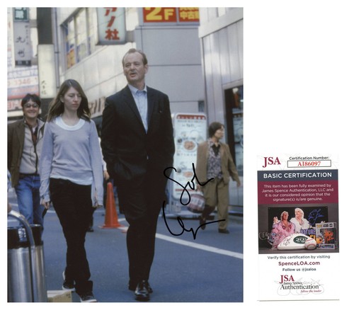 Sofia Coppola Signed LOST IN TRANSLATION 8x10 Photo w/ Bill Murray PROOF JSA