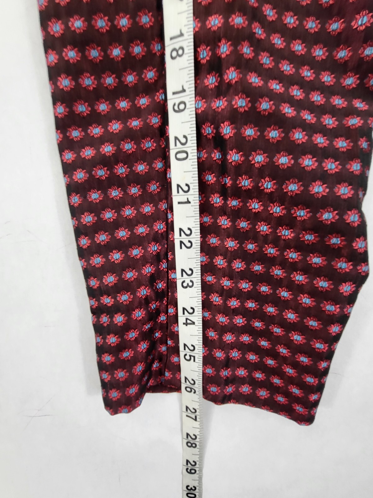 Zara Basic Dress Pants. Flower Pattern Side Strip… - image 9