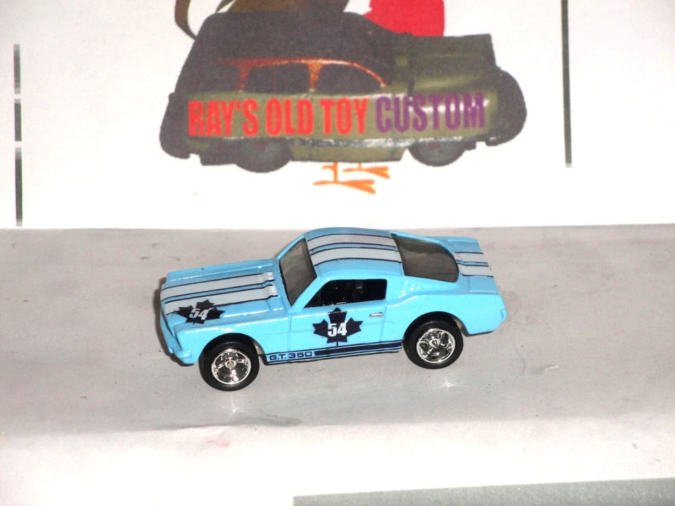 Matchbox 65 FORD Mustang GT 350 Custom Paint & Card / Real Riders - Image 2 of 2
