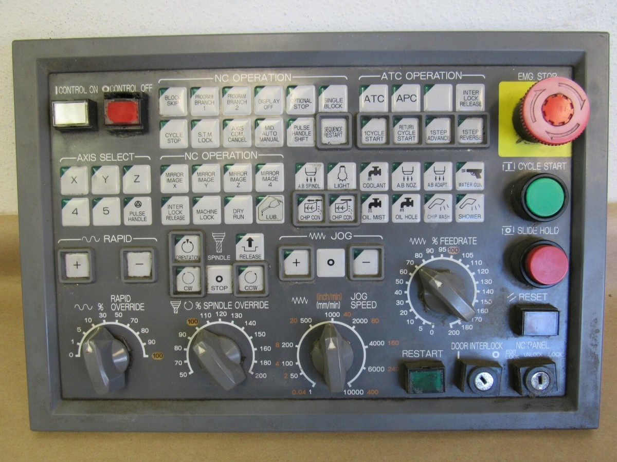 OKUMA CONTROL PANEL MPN7000 E0105-566-103-2 E4809-770-099-B E4809