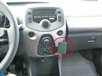 Brodit Proclip 855035 Montagekonsole FüR Toyota Aygo Modell 2014 - 2021