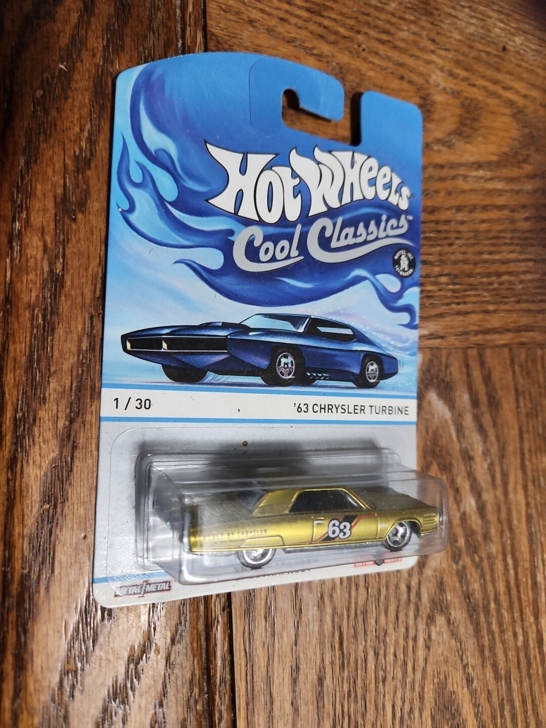 Hot Wheels 2014 cool classics 1 of 30 63 chrysler turbine gold