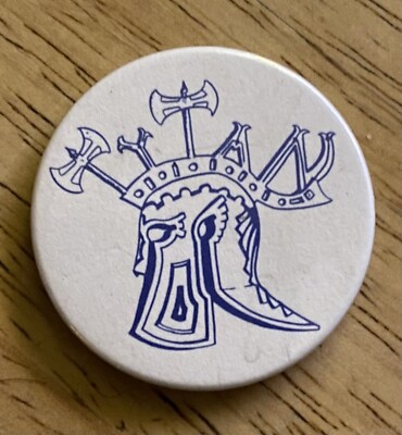 Tytan NWOBHM Vintage Official Badge from 1981 Angel Witch Blind Men and Fools