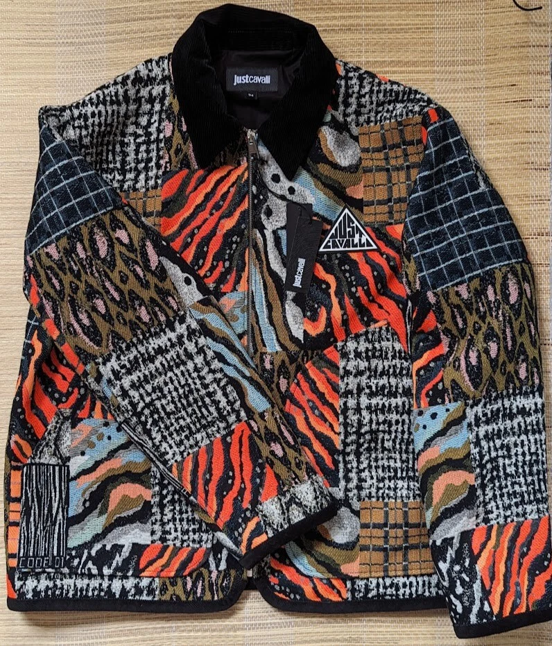 Just Cavalli jacket oversized knit Barcode range Made in Italy, RRP 1599 - Image 4 of 4