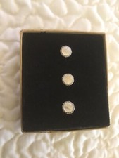 Hickok Vintage Tuxedo Stud Set Mother Of Pearl