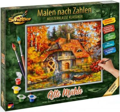 Schipper Malen nach Zahlen Master Class Classic 24x30cm Alte Mühle 609240799