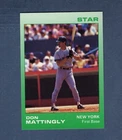 DON MATTINGLY, Yankees | Ad/Promo Advertising/Promotional card 1988 Star Co. NM+