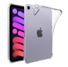For iPad 9th 8th 7th 6th 5th 4th 3rd Pro Mini Air Clear Silicone TPU Case Cover