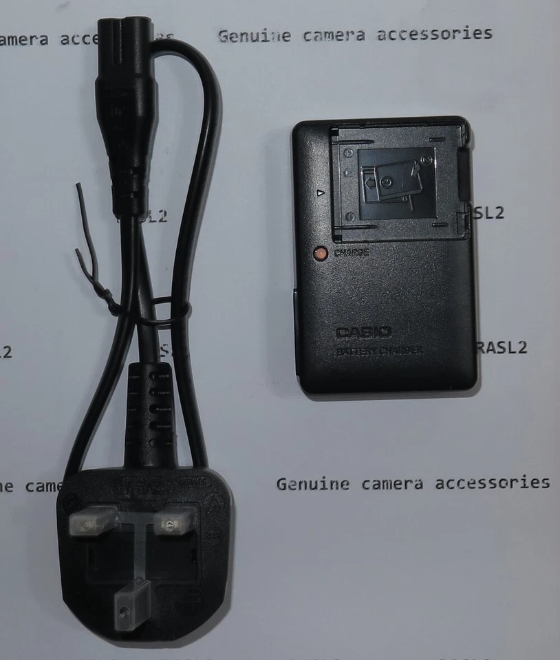 Genuine Casio Charger for NP-80 NP-82 Exilim EX-H50 MR1 Z800 X330 QV-R200 TR150 - Image 2 of 4