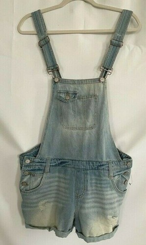 LEI Womens Shortalls Shorts Blue 100 