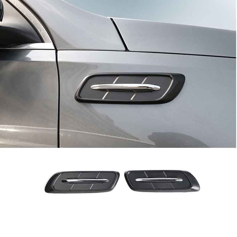 2020-2022 Black Air Flow Vent Side Decoration For Benz GLE GLS Sticker Trim