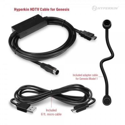 HDTV HDMI Cable for Sega GENESIS Game Console