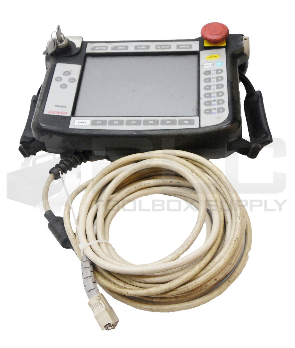 DENSO 410100-1771 TEACH PENDANT W/ COMMUNICATION CABLE