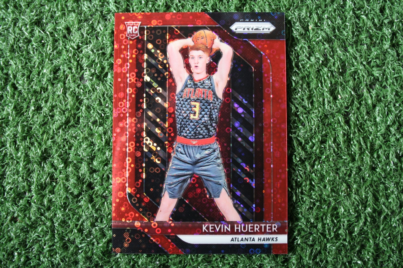 Kevin Huerter 2018-19 Panini Prizm #68 Red Fast Break Prizm /125 Rookie RC