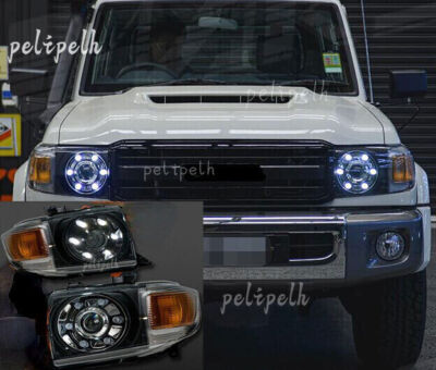 LED DRL & Dual Beam Head Lights For Toyota Land Cruiser 70 Series
