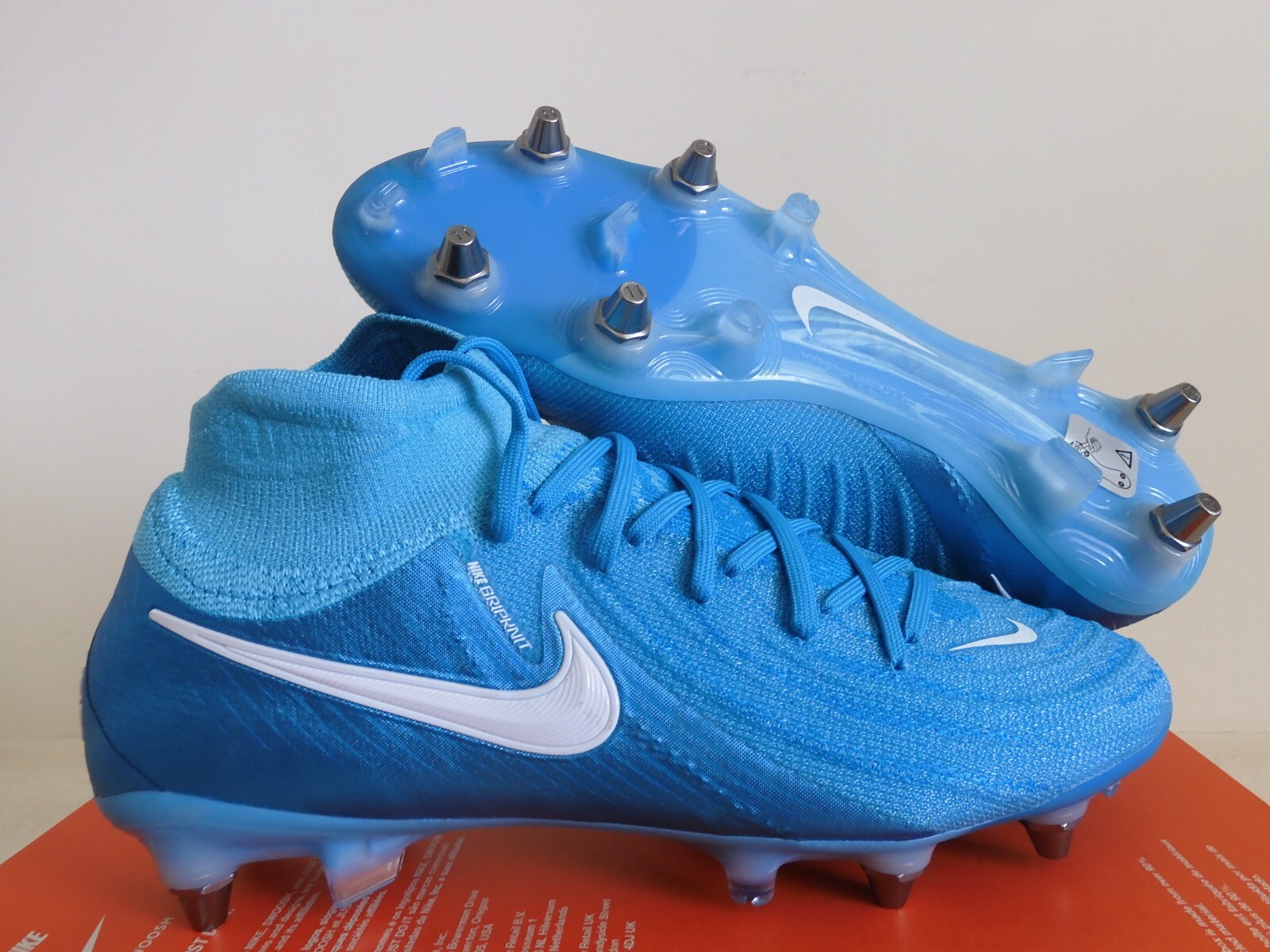 Nike Phantom Luna II 2 Elite Fg P Promo Blue Fury-White Mens sz 8 [HF4358-400]