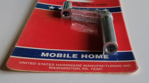1-3/4" Awning Window Crank Metal 5/16" Spline WP-8884C RV Motorhome NOS NEW - Picture 4 of 6