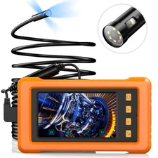 KZYEE 5.5mm Industrial Borescope Camera Endoscope IP67 6LEDs Lights 16FT/5M