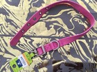 Dog buckle collar, Top paw weave buckle collar pink sz medium 14-18" nwt,ON SALE