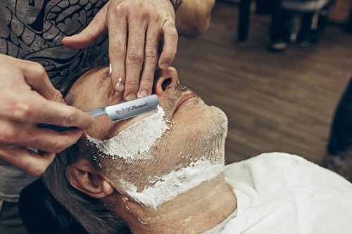 Barber Salon Straight Cut Throat Shaving Razor Shavette Rasoirs Rasoi Safety - Picture 4 of 7