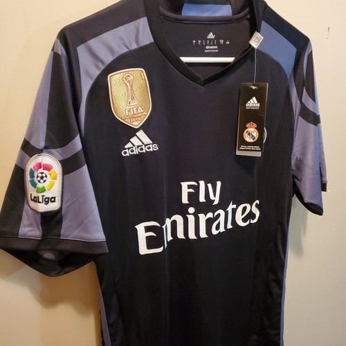 ADIDAS REAL MADRID CHAMPIONS 2017 THIRD RONALDO L ORIGINAL SOCCER JERSEY Ronaldo - Picture 4 of 6