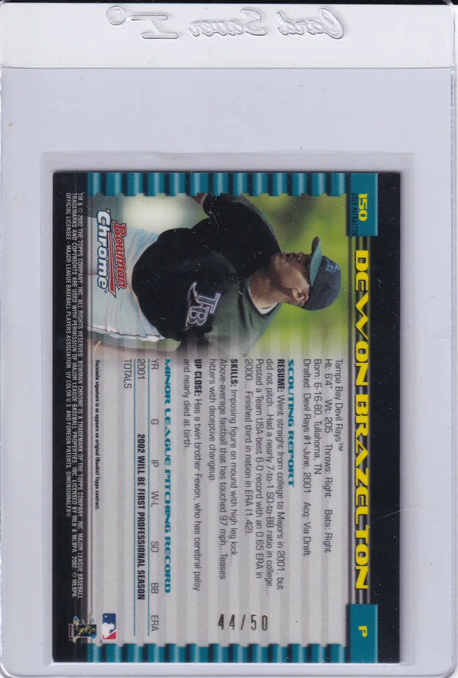 2002 Bowman Chrome Baseball Cards You Pick Gold Refractors Xfractors Refractors - Image 2 of 4