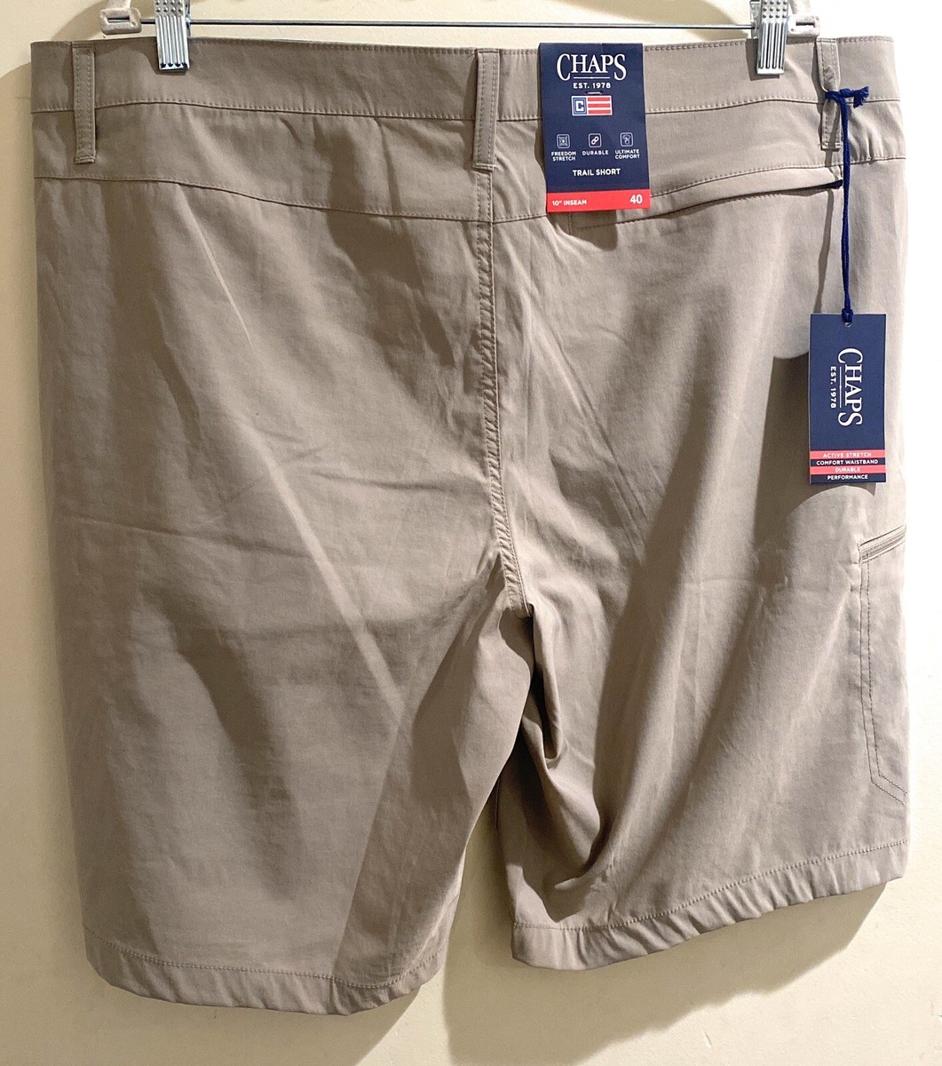 パンツ MASU TOWN CHAPS(CHRACOAL) size 46 Chaps Mens Stretch Cargo Pocket Trail Short Beige (Dune