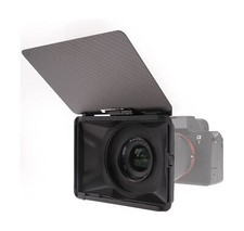 Foto4easy Lightweight Mini Matte Box with Carbon Fiber Top Flag for DSLR Mirr...