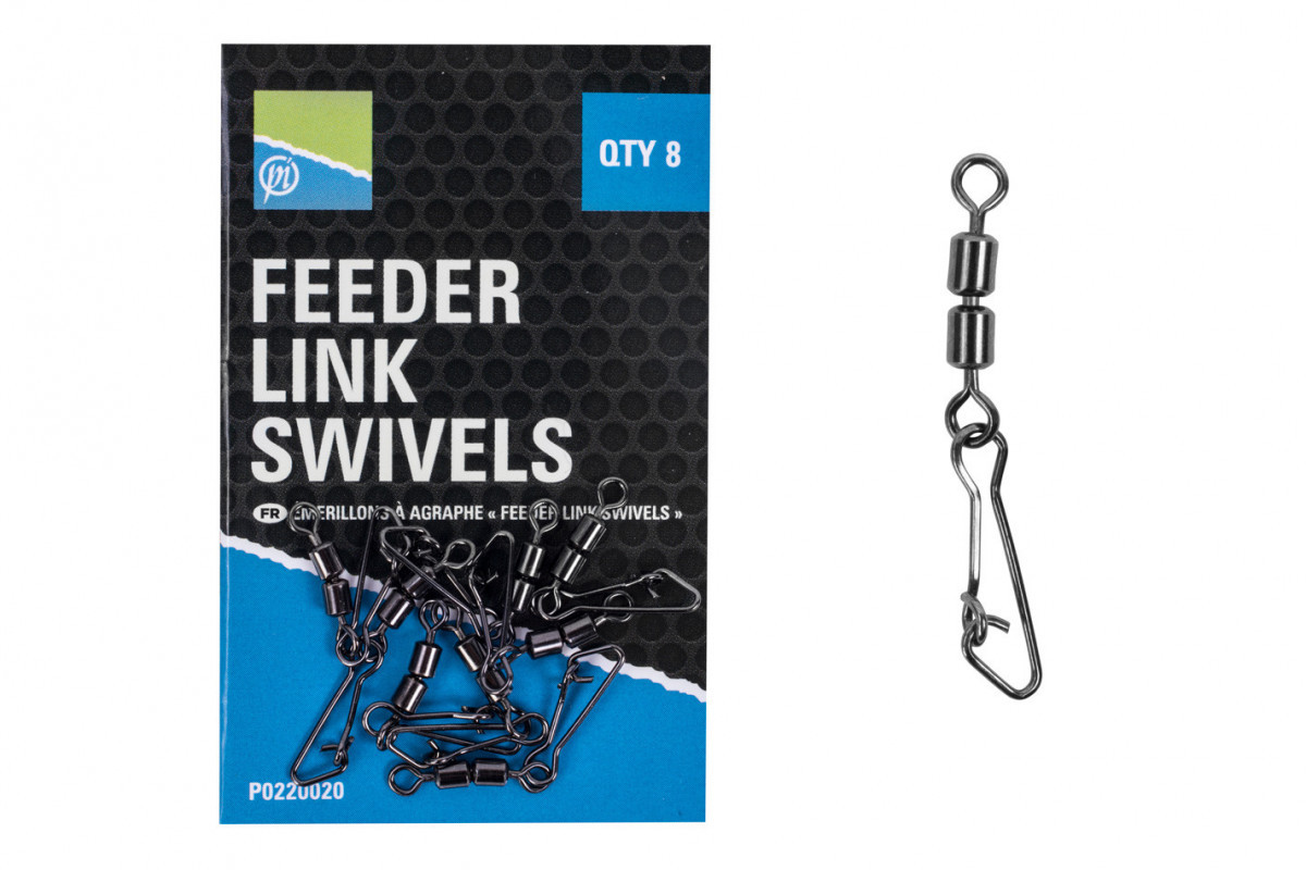 Preston Feeder Link Swivels - Coarse Fishing Terminal Tackle - Free Delivery