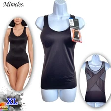 NWT Miraclesuit Women's XL Back Wrap Extra Firm Posture Support Camisole 2433