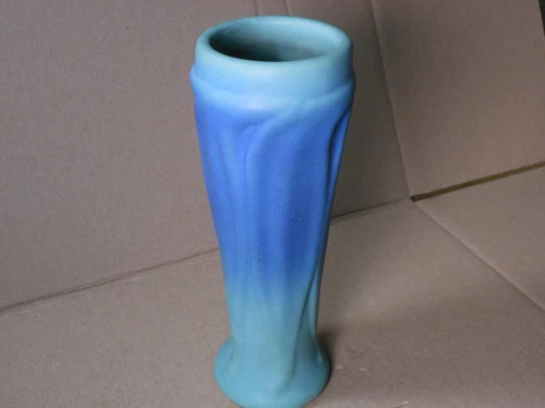 Vintage / Antique Van Briggle Turquoise Blue Green Vase - 8.25" Tall
