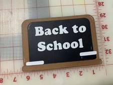 Back to School Title scrapbook premade paper piecing