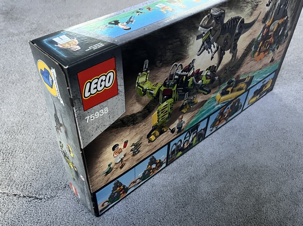 LEGO Jurassic World T. Rex vs Dino-Mech Battle (75938) New