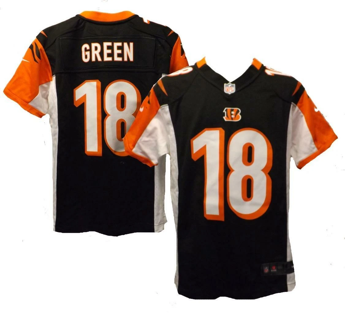 Cincinnati Bengals Jersey 18 AJ Green Small Unisex NFL Football