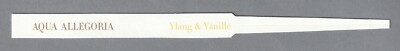 Advertising Card - Guerlain Aqua Allegoria Ylang & Vanilla Double Sided